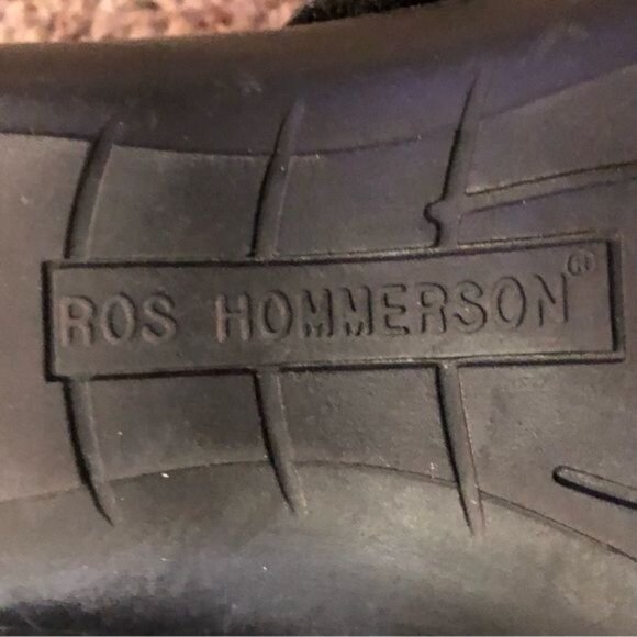 Ros Hommerson Chelsea Mary Jane Shoes Womens 8.5 SS Narrow Black Leather - Picture 11 of 16